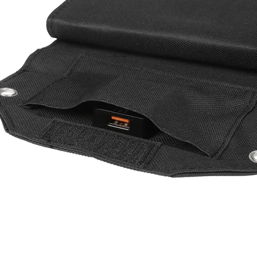 SundiFold Portable Solar Panel – High-Efficiency Monocrystalline Cells, Foldable Design & USB Charging