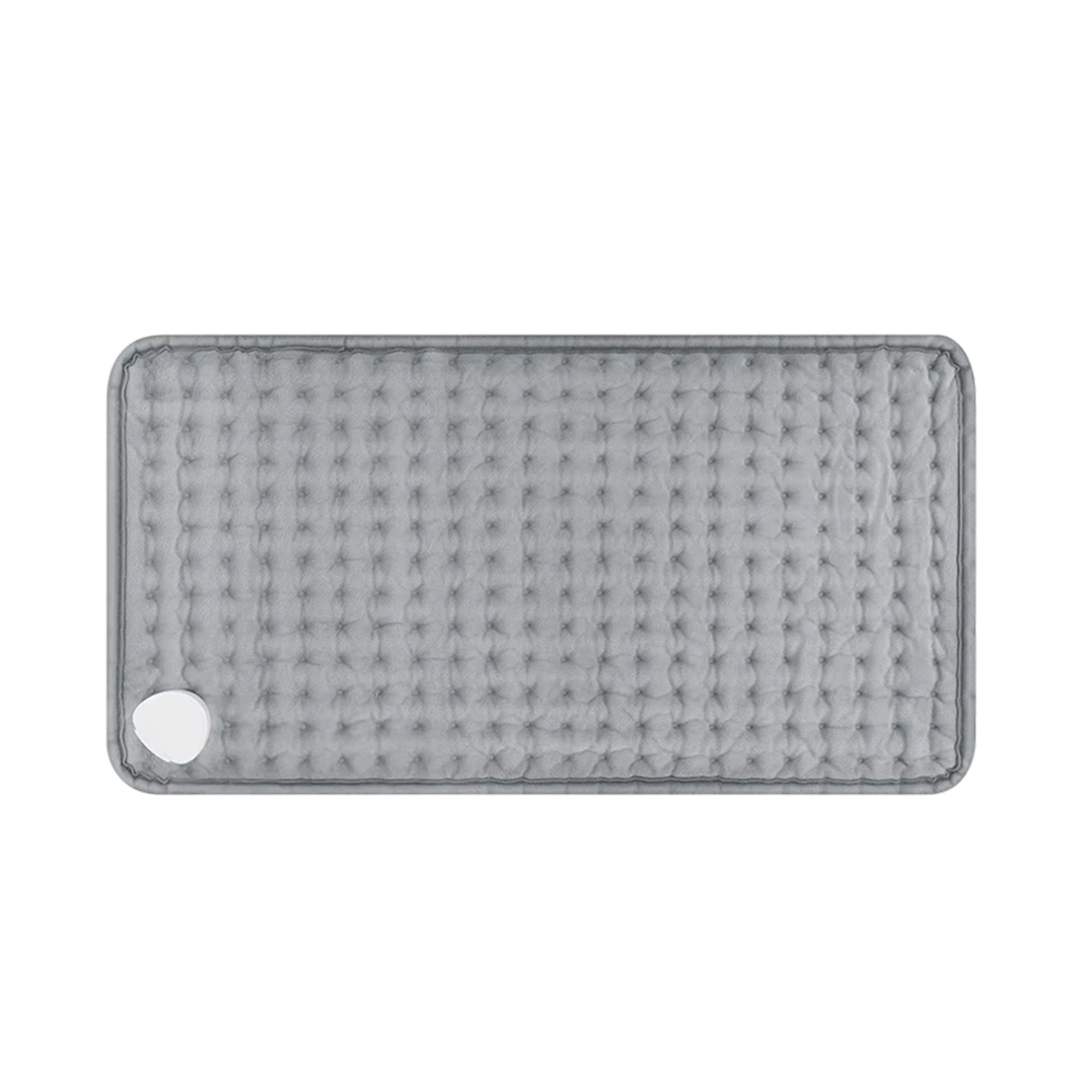ThermeCim Electric Heating Pad – 60x30cm Crystal Velvet, 9 Temperature Levels & 4-Timer Safety Control