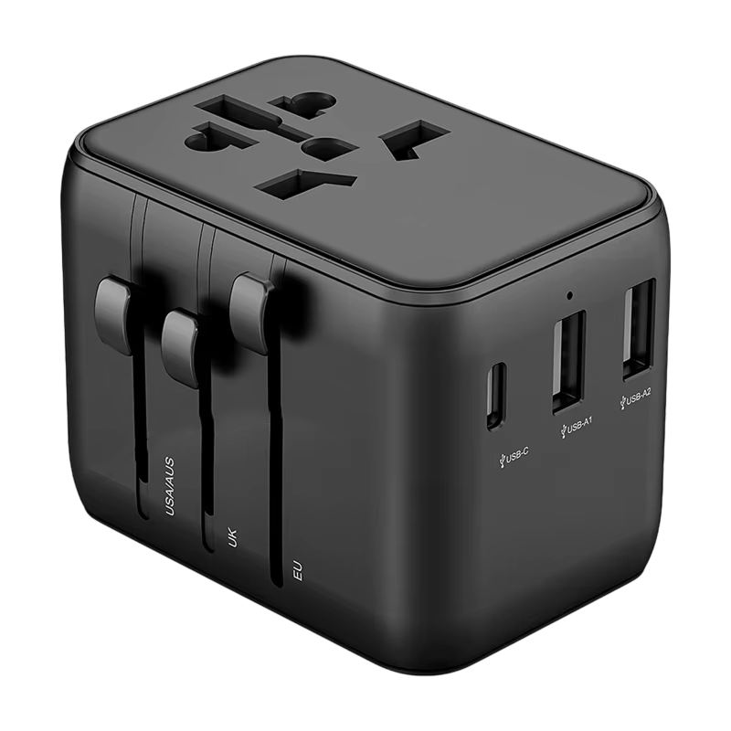 TourLiko Dual USB plus Type-C charging ports