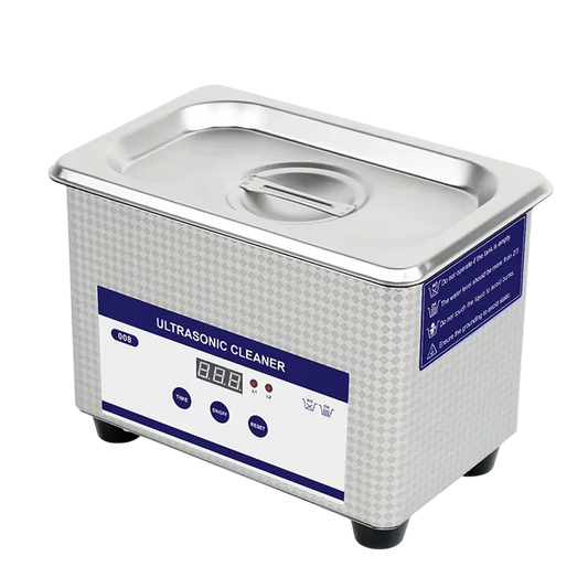 UltraGlowi 35W Ultrasonic Retainer Cleaner 40kHz 0.8L with 18 Precision Time Cycles