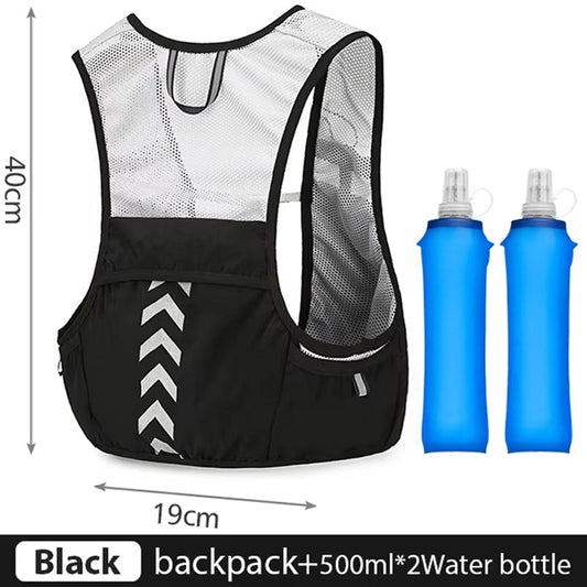 VetixMi Hydration Running Vest 108g Ultralight Waterproof Race Vest with Reflective Safety