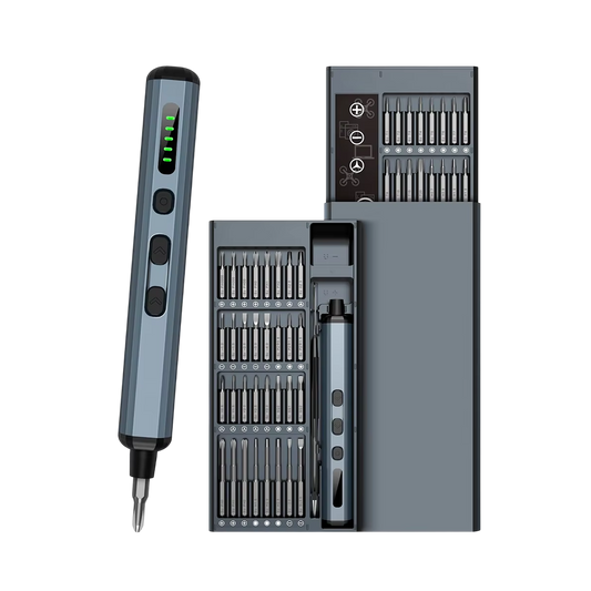 VoltTrixxy 62-in-1 Electric Screwdriver – Precision Magnetic Bits, LED Shadowless Light & USB-C Charging