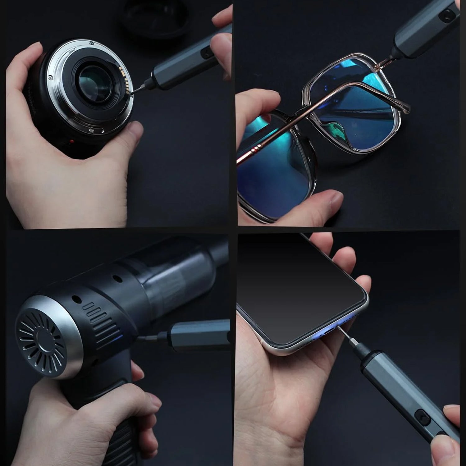 VoltTrixxy 62-in-1 Electric Screwdriver – Precision Magnetic Bits, LED Shadowless Light & USB-C Charging