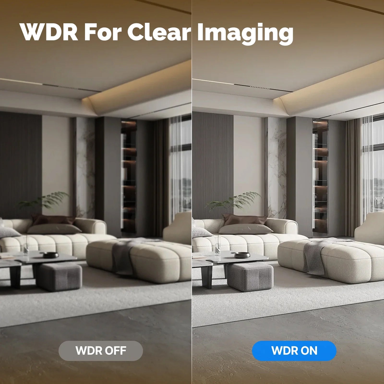VugitCam 4MP Indoor Security Camera – 360° Pan-Tilt, AI Motion Detection & Alexa/Google Support