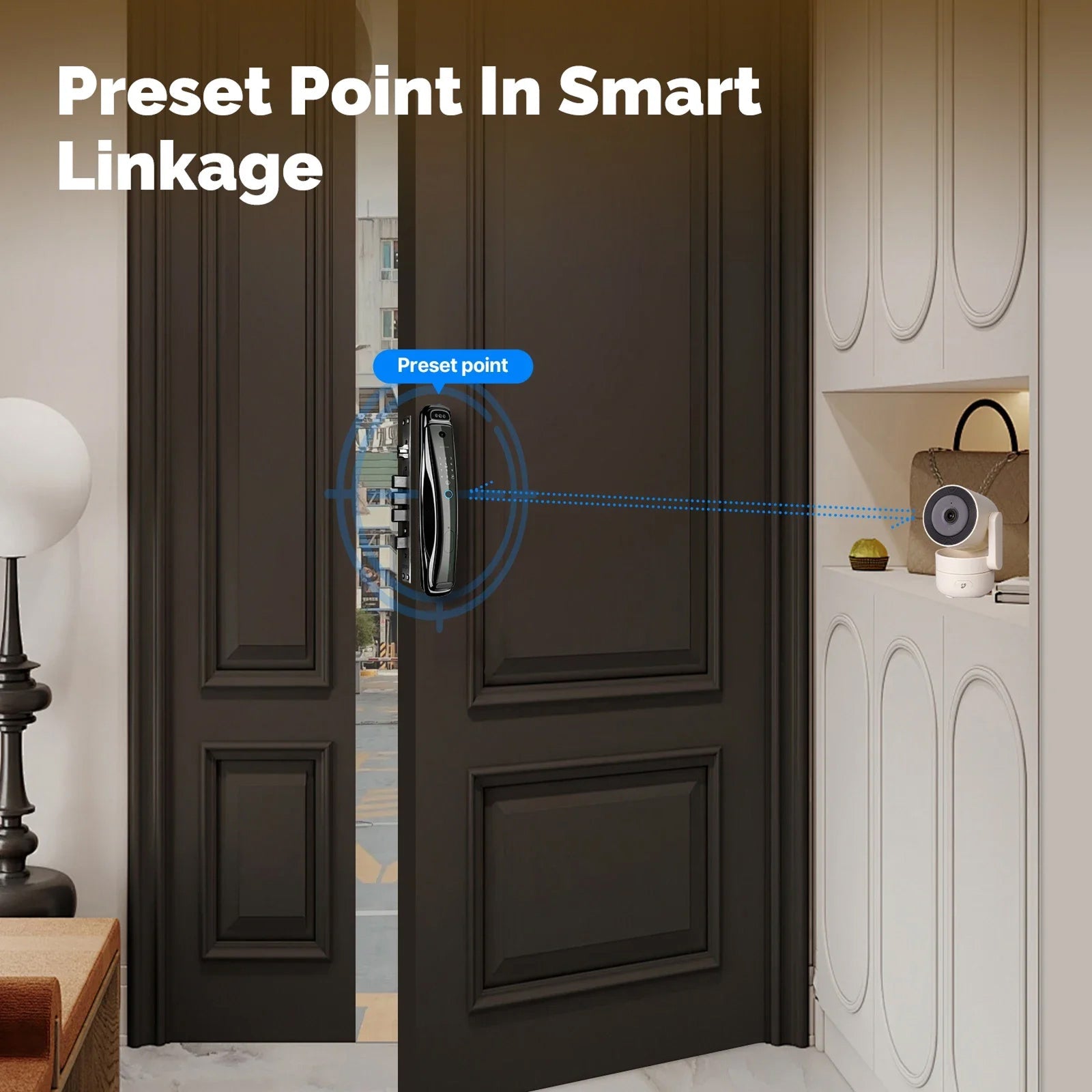 VugitCam 4MP Indoor Security Camera – 360° Pan-Tilt, AI Motion Detection & Alexa/Google Support
