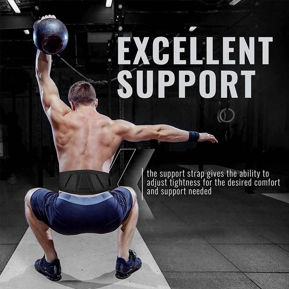 WetixBima Weight Lifting Belt – Breathable Mesh Support, Heavy-Duty Buckle & Ergonomic Core Design