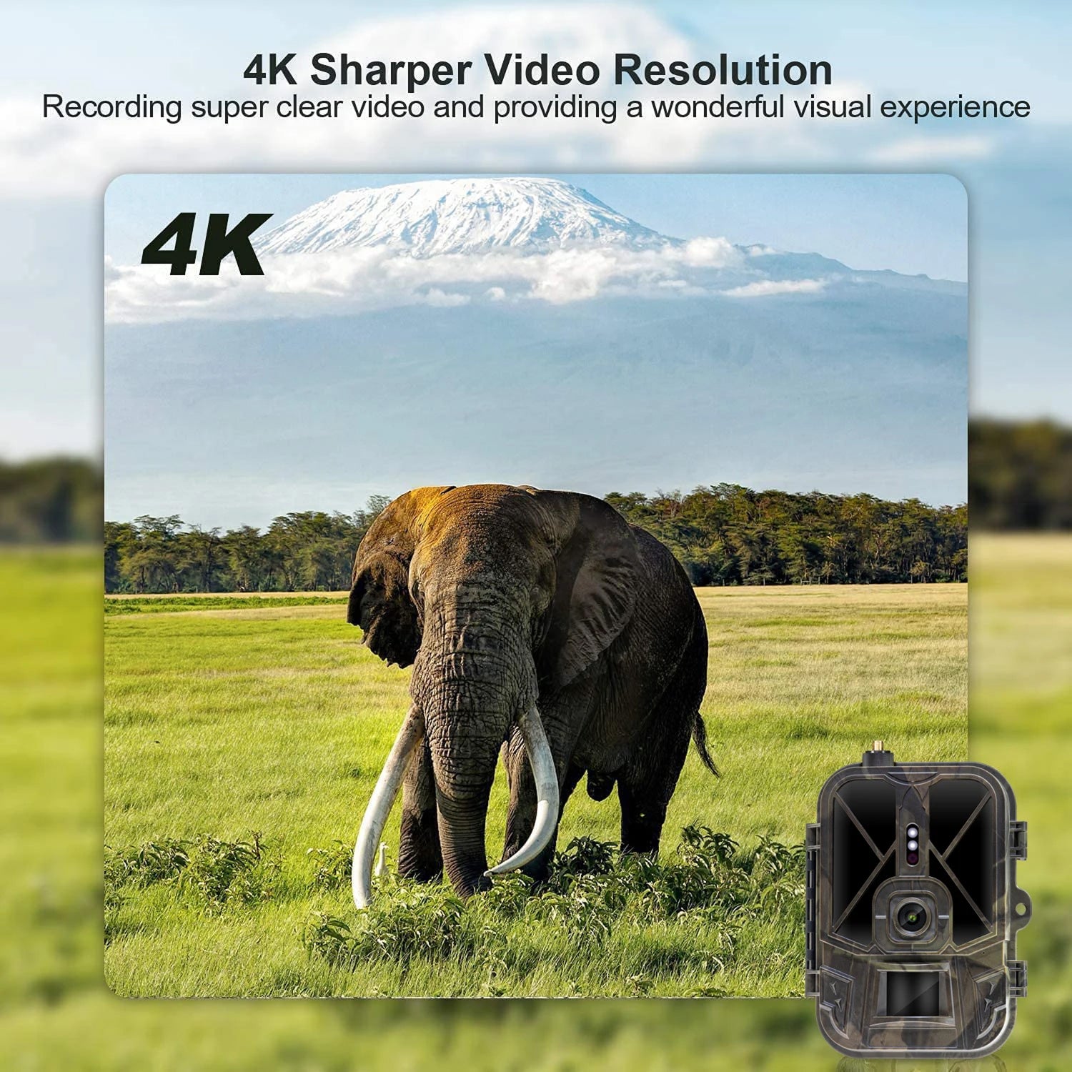 WildiZoom Professional-Style 4K Video And 30MP Photography with Real-Time 4G
