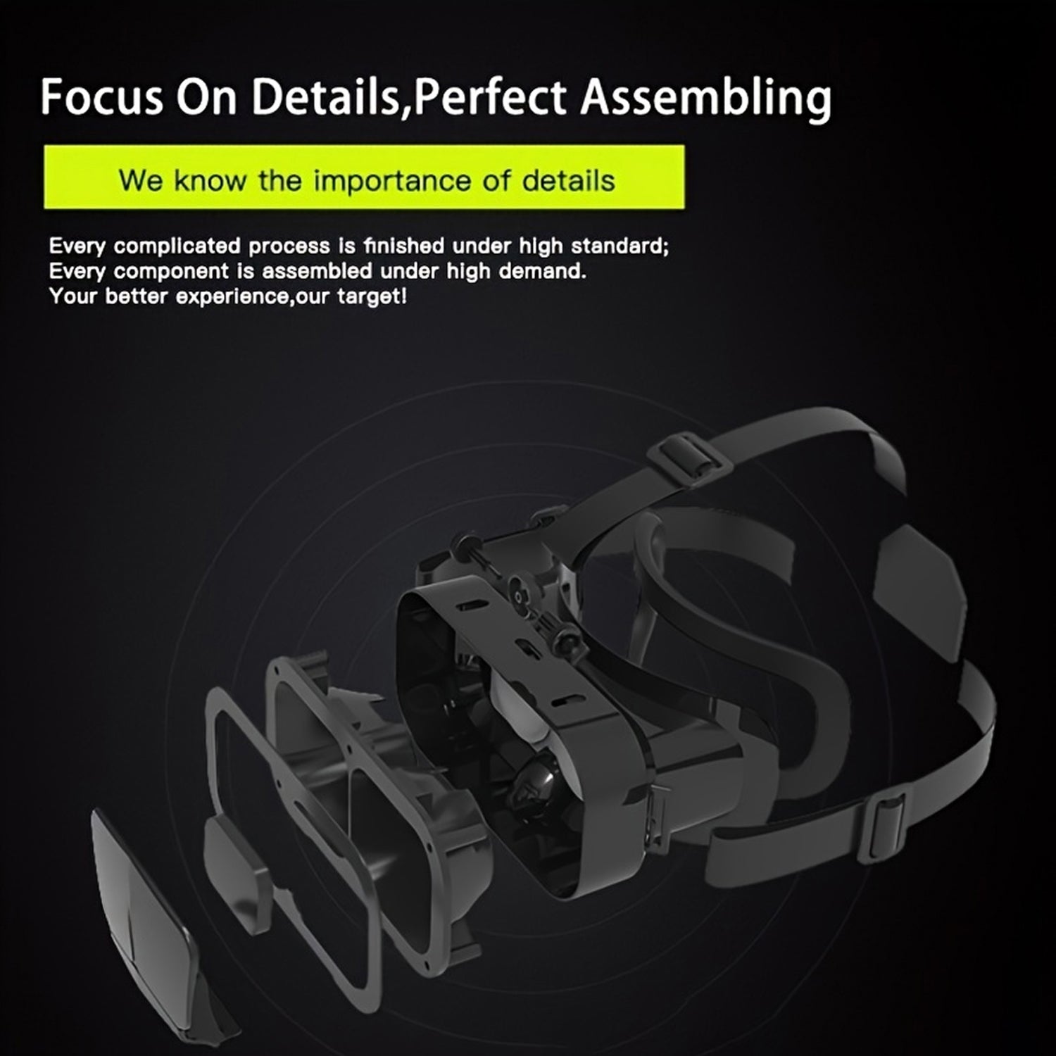 ZetaVeron 3D VR Headset – 120° Wide FOV, HD Anti-Blue Light Lenses & Universal Smartphone Fit