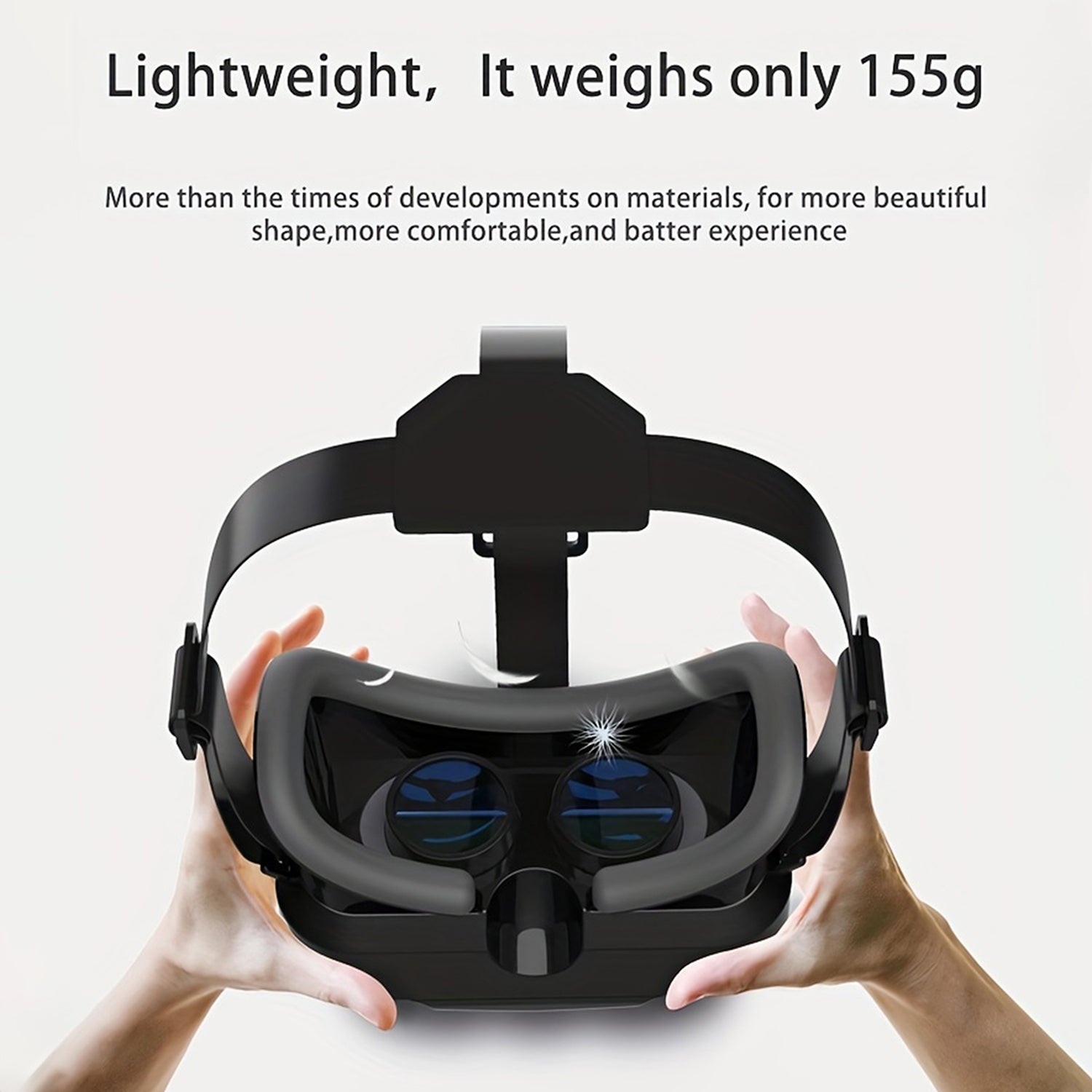 ZetaVeron 3D VR Headset – 120° Wide FOV, HD Anti-Blue Light Lenses & Universal Smartphone Fit