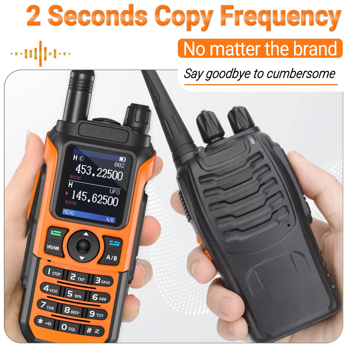 ZetoCall Long Range Ski Walkie Talkies with Hands-Free VOX