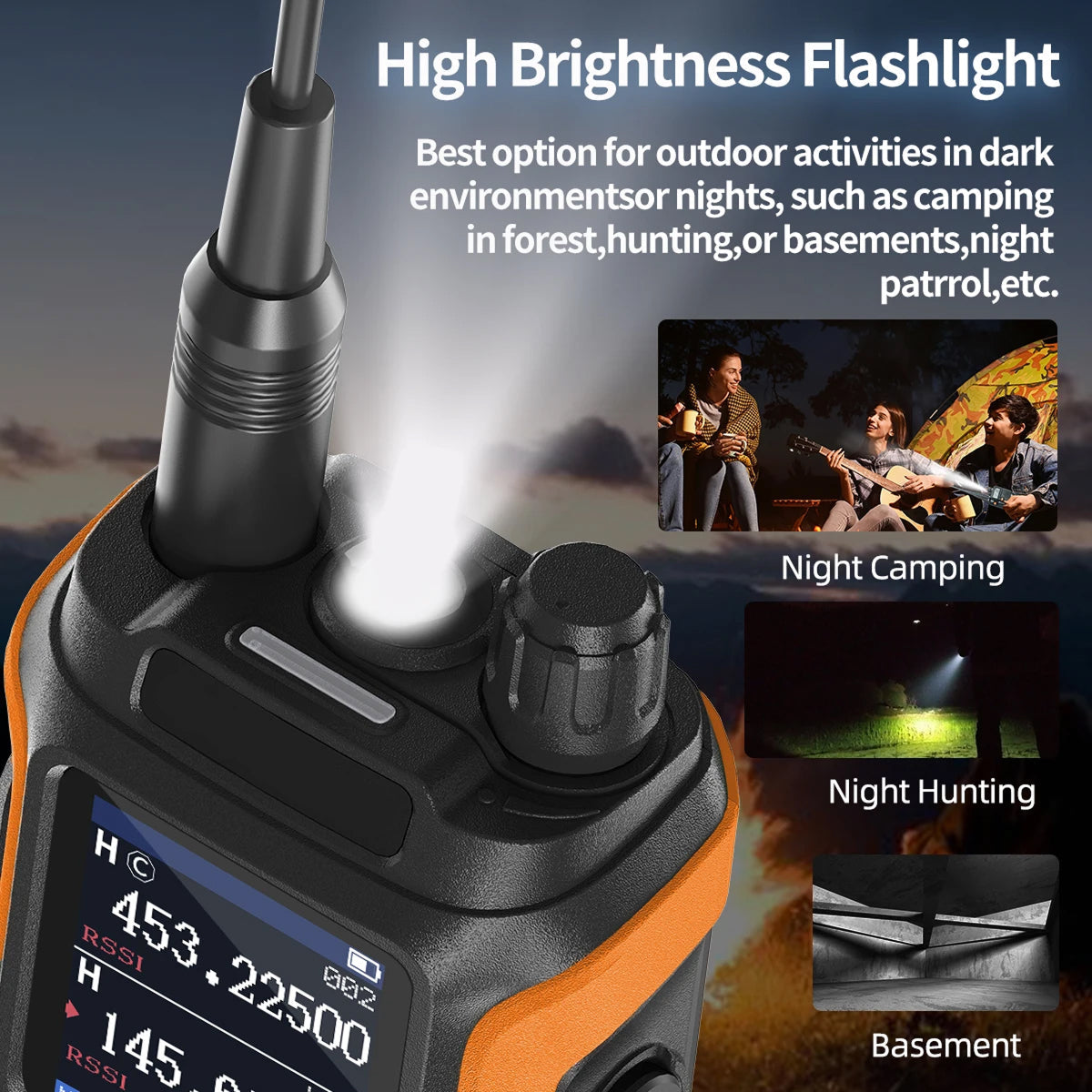 ZetoCall Long Range Ski Walkie Talkies with Hands-Free VOX