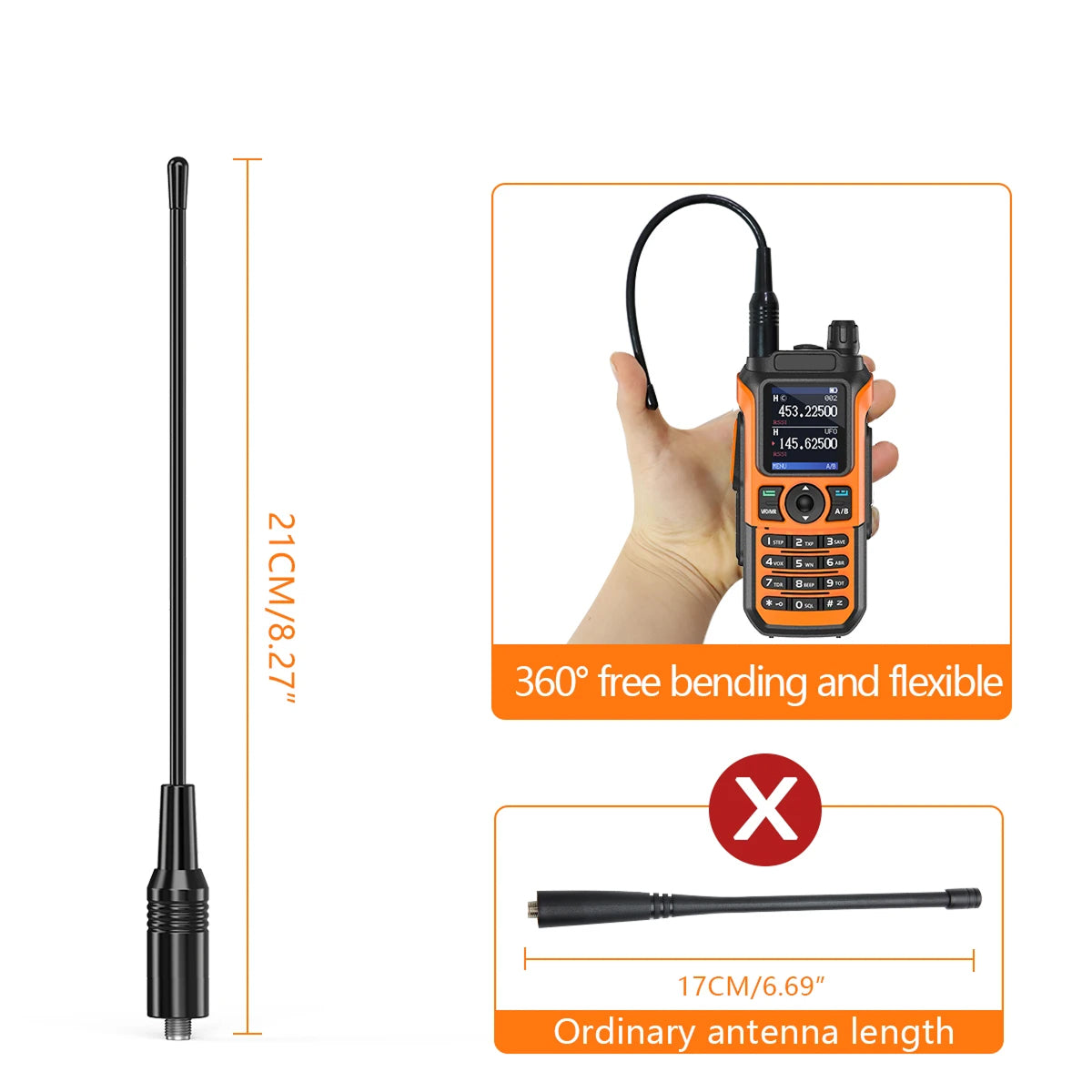 ZetoCall Long Range Ski Walkie Talkies with Hands-Free VOX